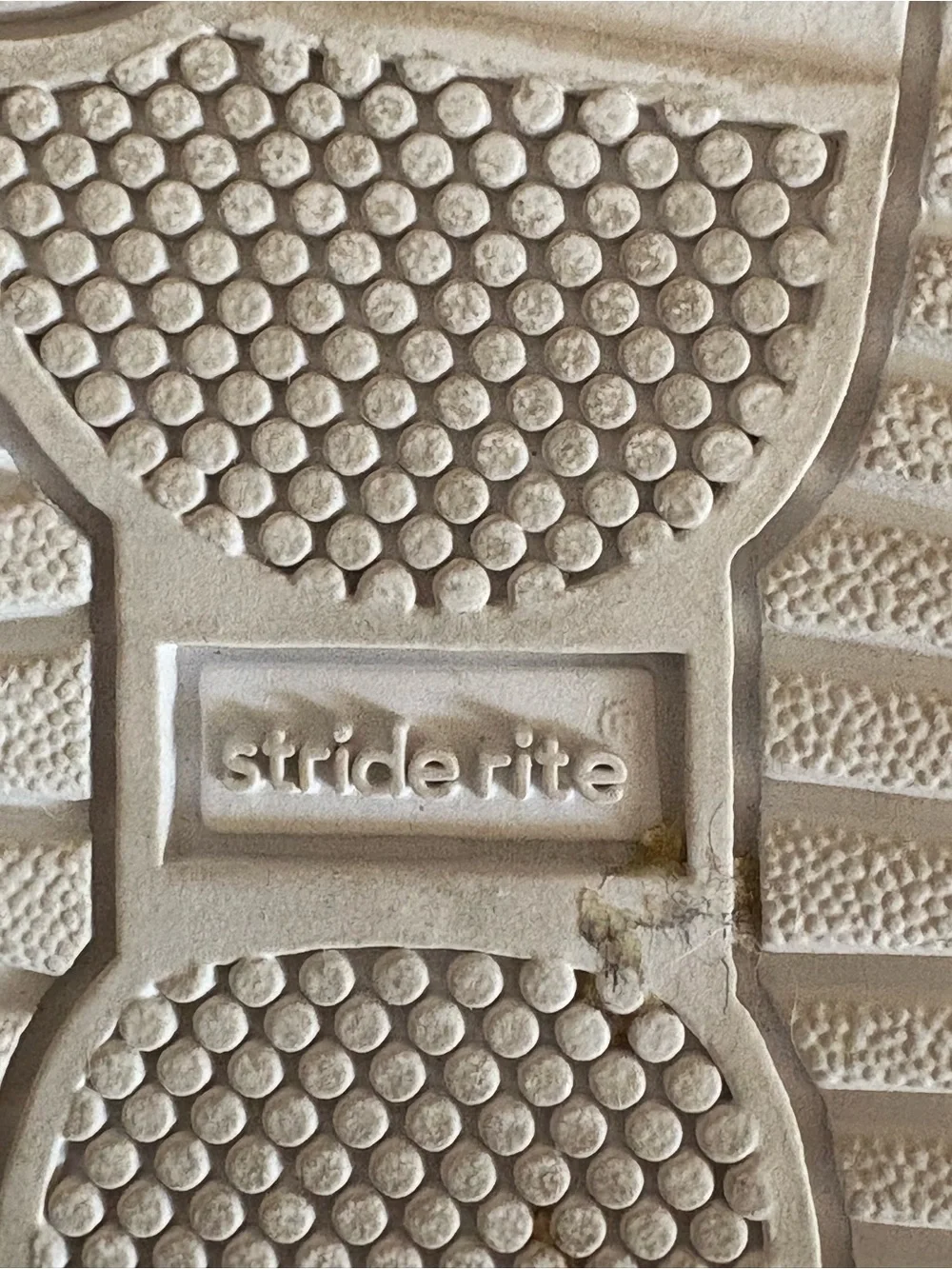 Stride Rite White Lace-Up Baby Walker Sneakers “Shorty”